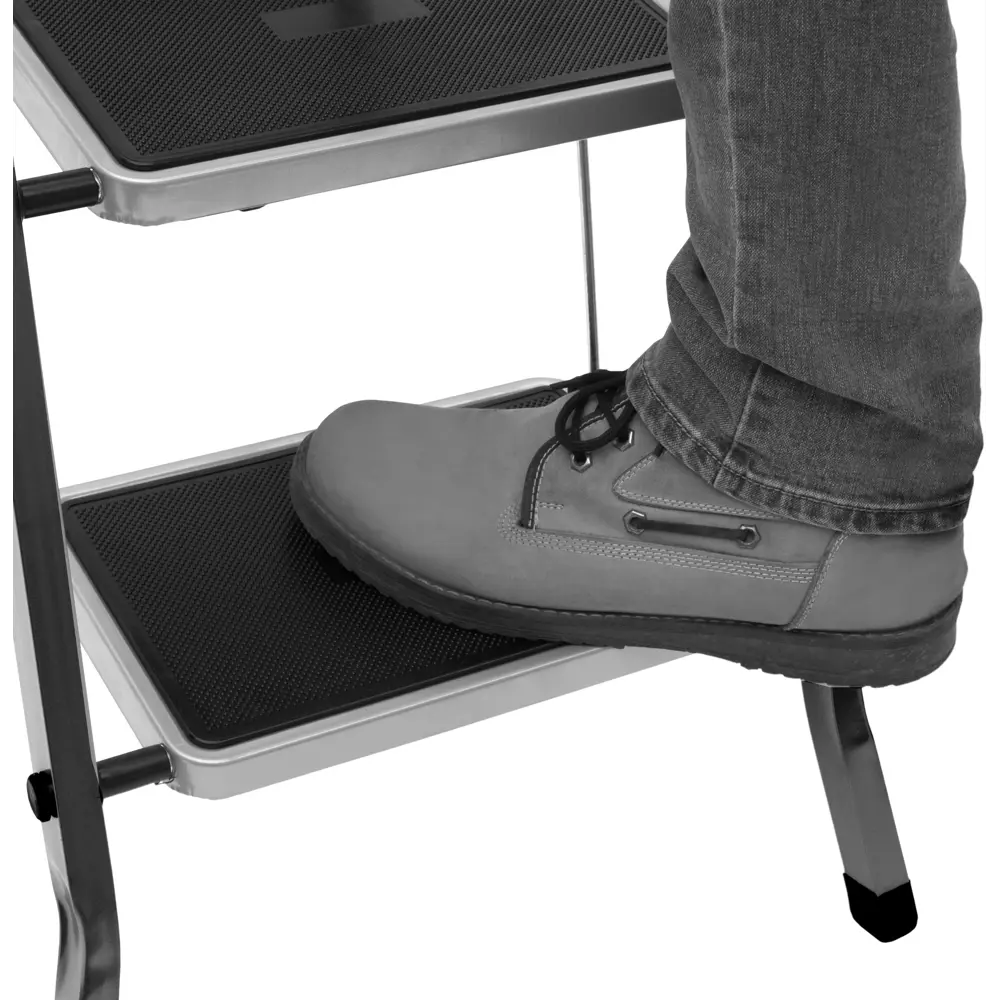 Стремянка Zalger 4-ступенчатая стальная с противоскользящим покрытием 85693867 STLM-0065315 - Вид №3