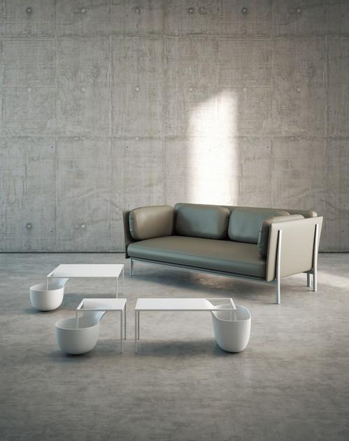 Alias Квадратный журнальный столик с вещевым ящиком Flow bowl sun-id-1452928 - Вид №3