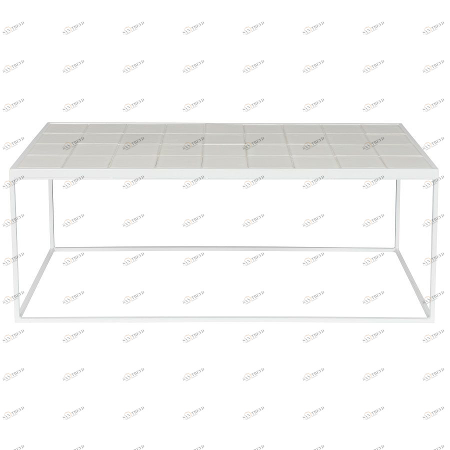 Стол кофейный Glazed, белый Zuiver 2300138