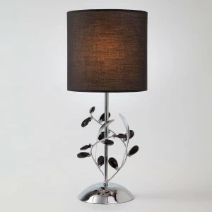 Настольная лампа Eurosvet Florian 01017/1 хром EUROSVET ФЛОРИСТИКА 194957 Черный