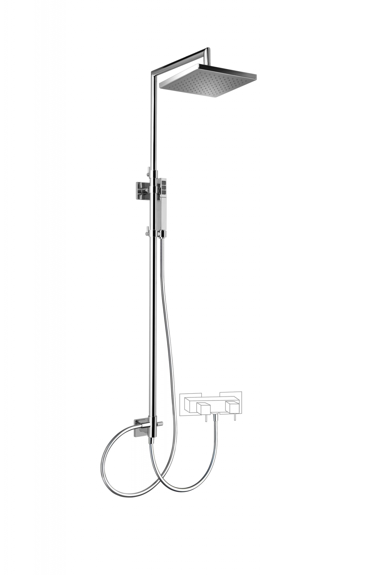 32471/ED-CR CARIMALI Телескопическая угловая насадка MySlim 