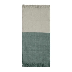 Коврик декоративный хлопок Inspire Lyanna 60x120 см цвет голубой 82484751 STLM-2180139