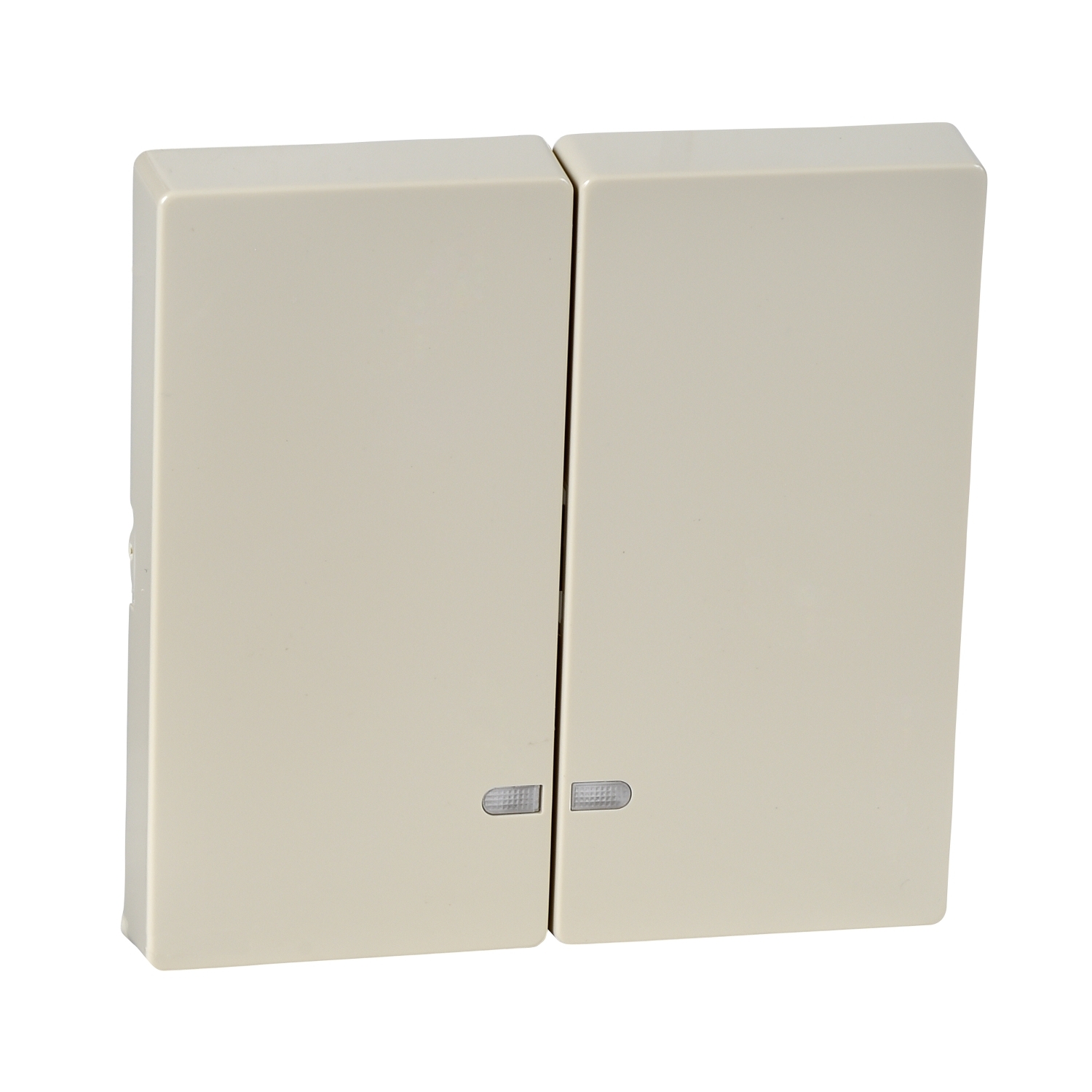 MTN3420-0344 Клавиша двойная с линзами , бежевый блестящий Schneider Electric Merten System M 