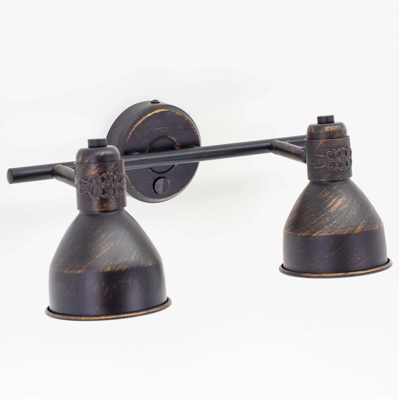 Спот настенный на 2 лампы коричневый Опус CL502522 CITILUX ОПУС 00-3926536 Коричневый  - Вид №1