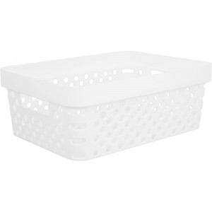 82999621 Корзина Eternity, 36x270x140 мм, 11 л, полипропилен, цвет белый