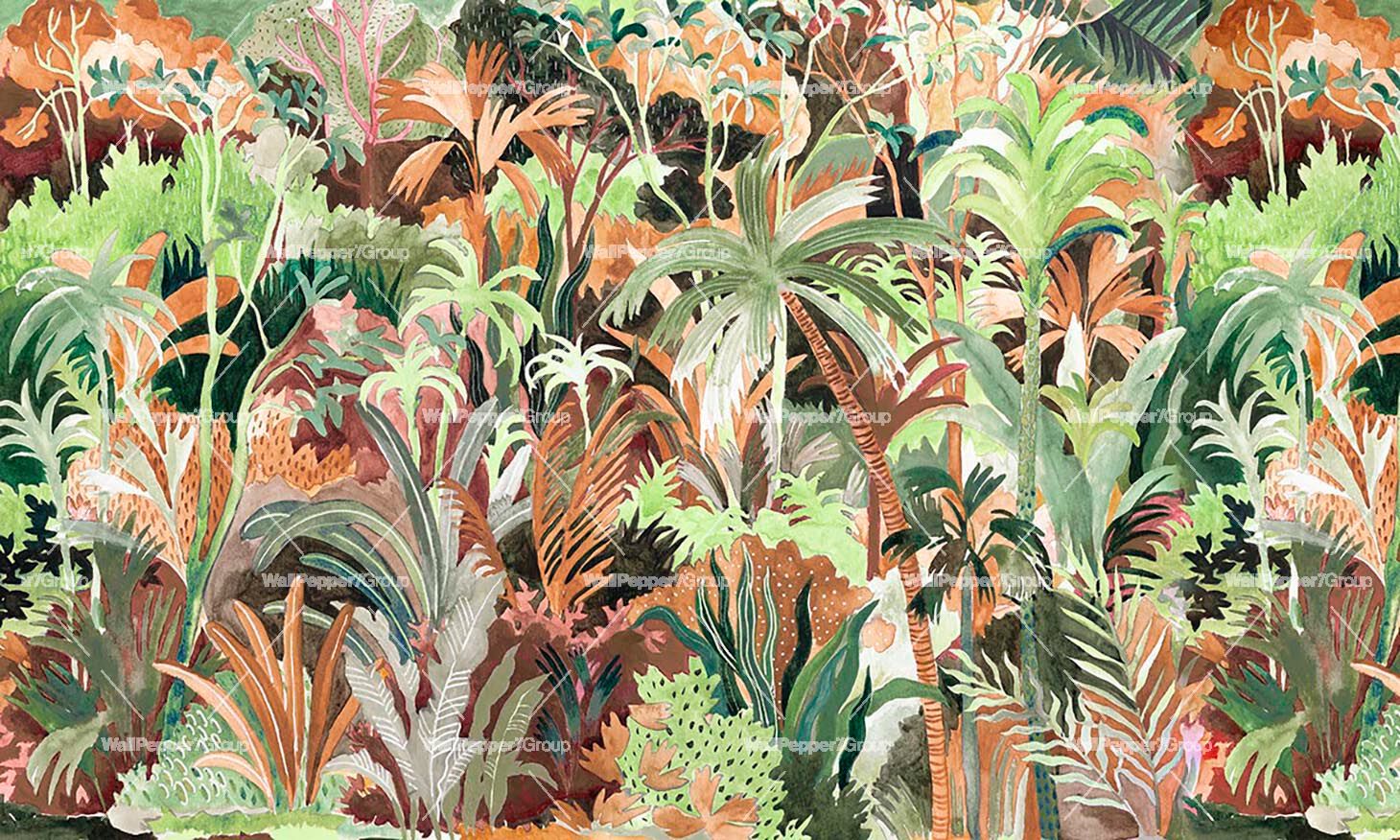 Тропические обои ПВХ бесплатно, экологически чистые, моющиеся WallPepper TUCANO ARCH-00081247 - Вид №3