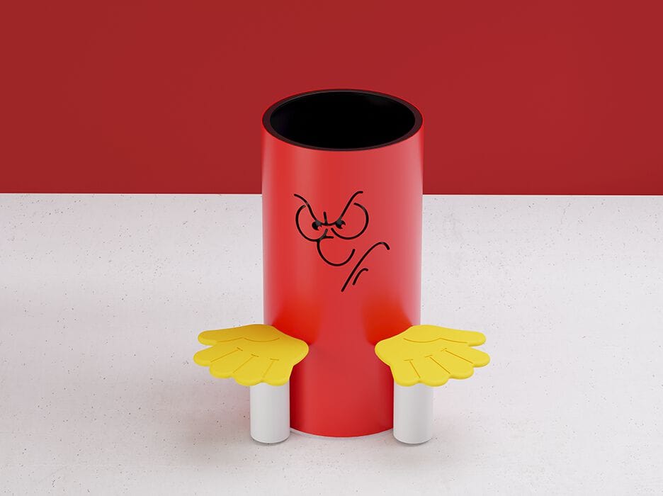 Плантатор с сиденьями для детей из оцинкованной стали DIMCAR PAOLONE IL BRONTOLONE ARCH-00023662 - Вид №1