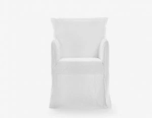 Gervasoni Кресло со съемным чехлом из ткани Ghost