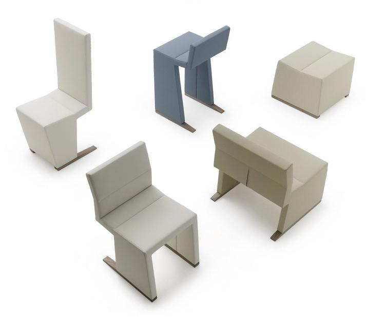 Billiani Кресло консольное обитое кожей с высокой спинкой Inka wood sun-id-1490652 - Вид №2