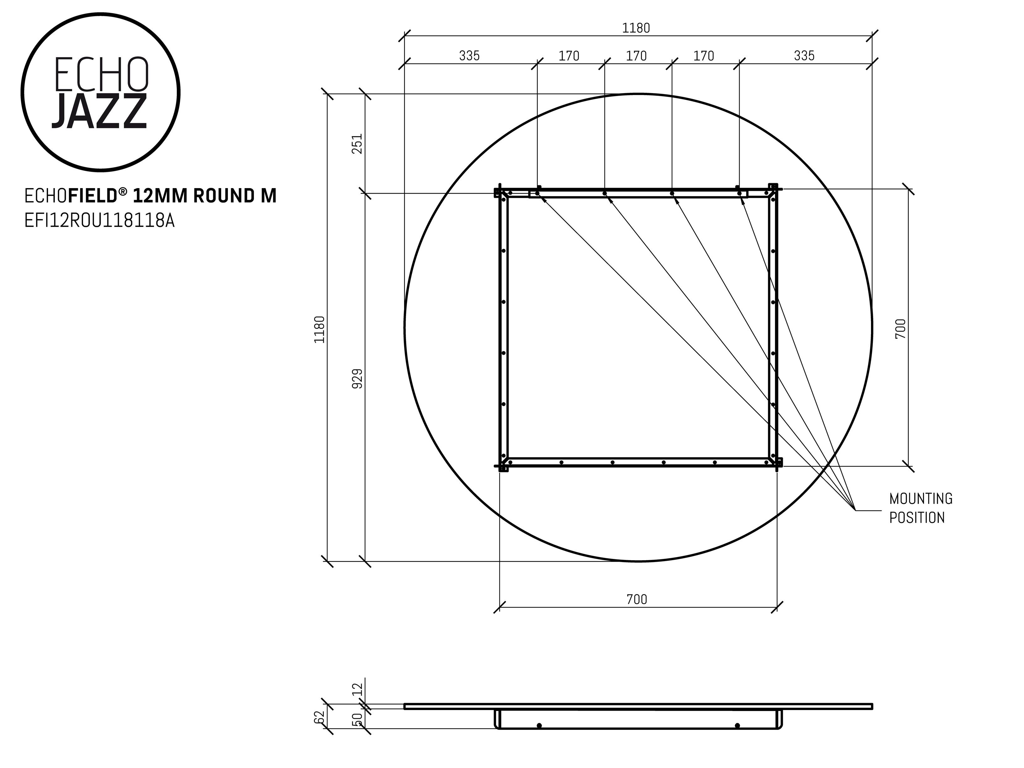 ПЭТ акустическая панель ECHOJAZZ ECHOFIELD® ARCH-00104512 - Вид №8