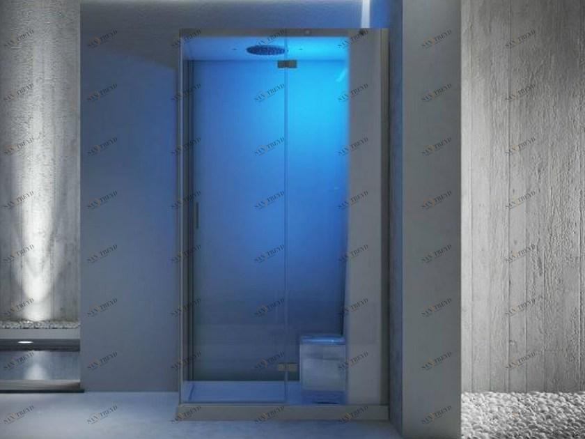 Jacuzzi® Многофункциональная угловая душевая кабина с турецкой баней Cloud sun-id-1468411