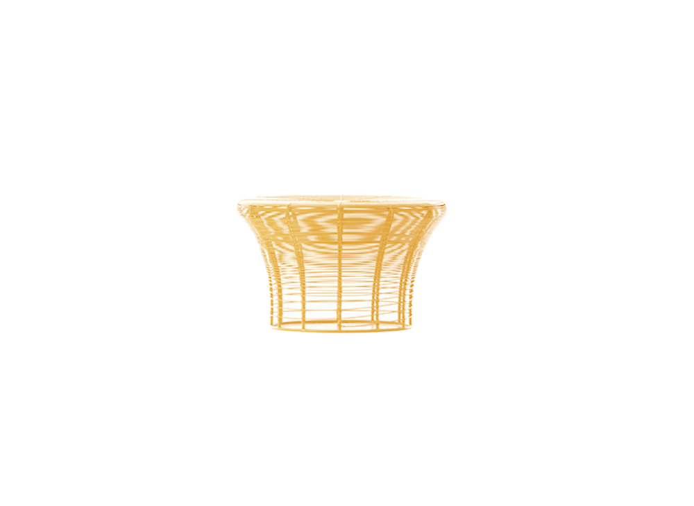 100621 Табурет низкий Mustard GAN Aram - Вид №1