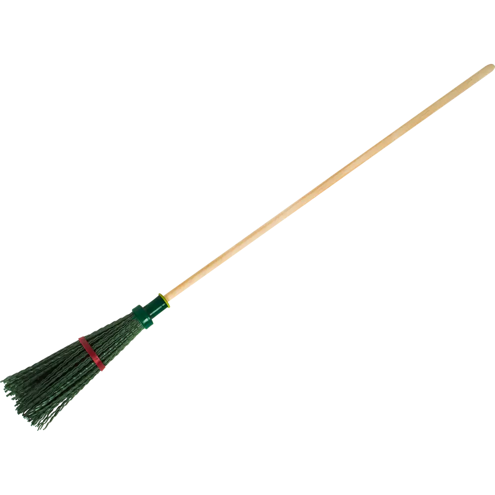 Santreyd Круглая садовая метла с деревянным черенком 14363523 STLM-0955572