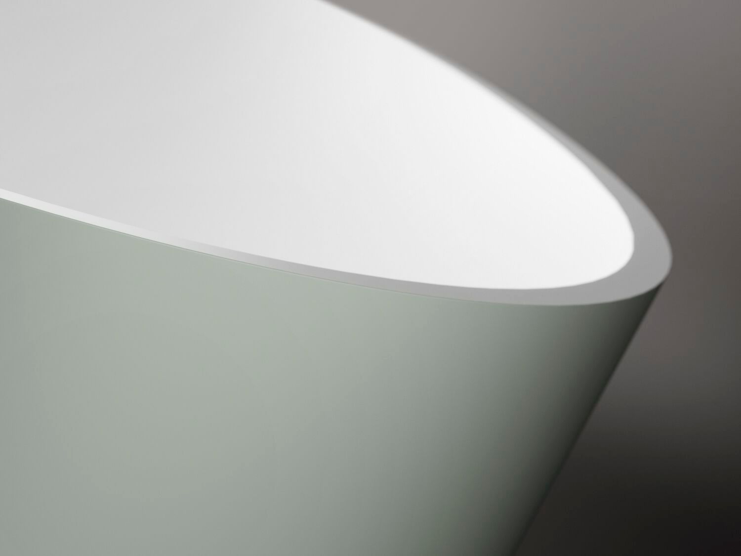 Овальная ванна в центре комнаты в твердой поверхности Gruppo Treesse мебель для ванной комнаты-отдельно стоящие ванны ARCH-00050901 - Вид №11