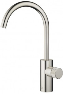 33505665-06 pure смеситель для умывальника однорычажный без сливного гарнитура - платина матовая Dornbracht Meta