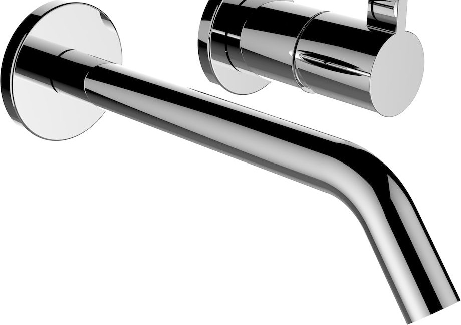 H3113360041201 Смеситель для раковины, настенный, для установки с Simibox 2-Point, фиксированный излив 175 мм LAUFEN PRO