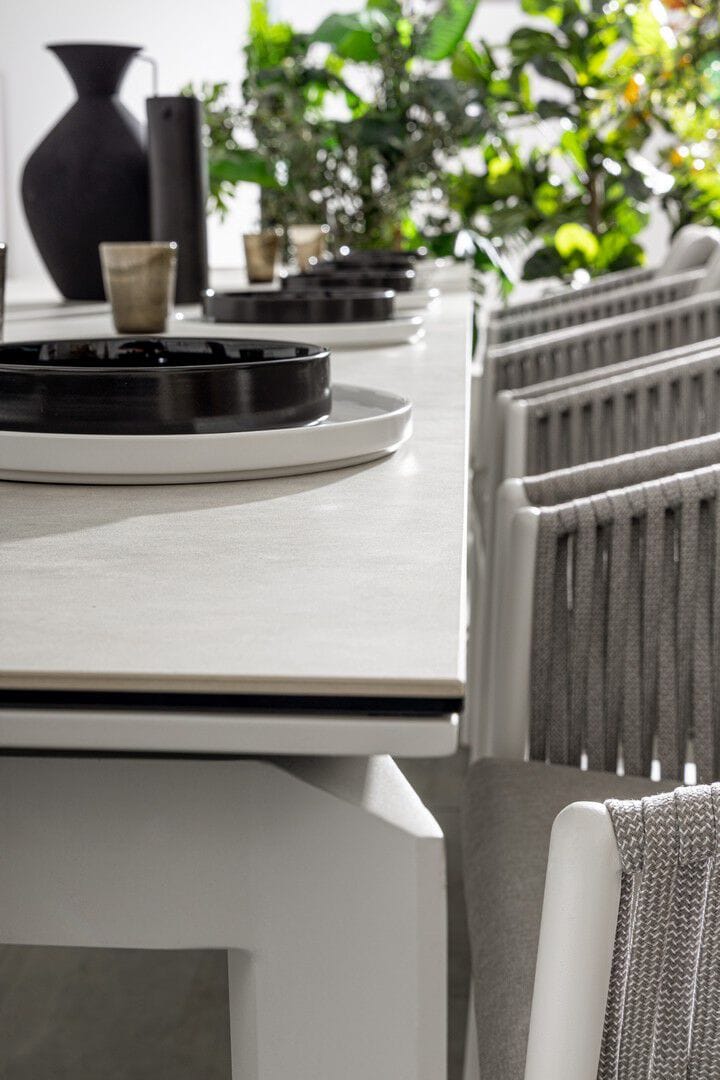 Керамический и алюминиевый садовый выдвижной стол BIZZOTTO OTAVIO ARCH-00030570 - Вид №6