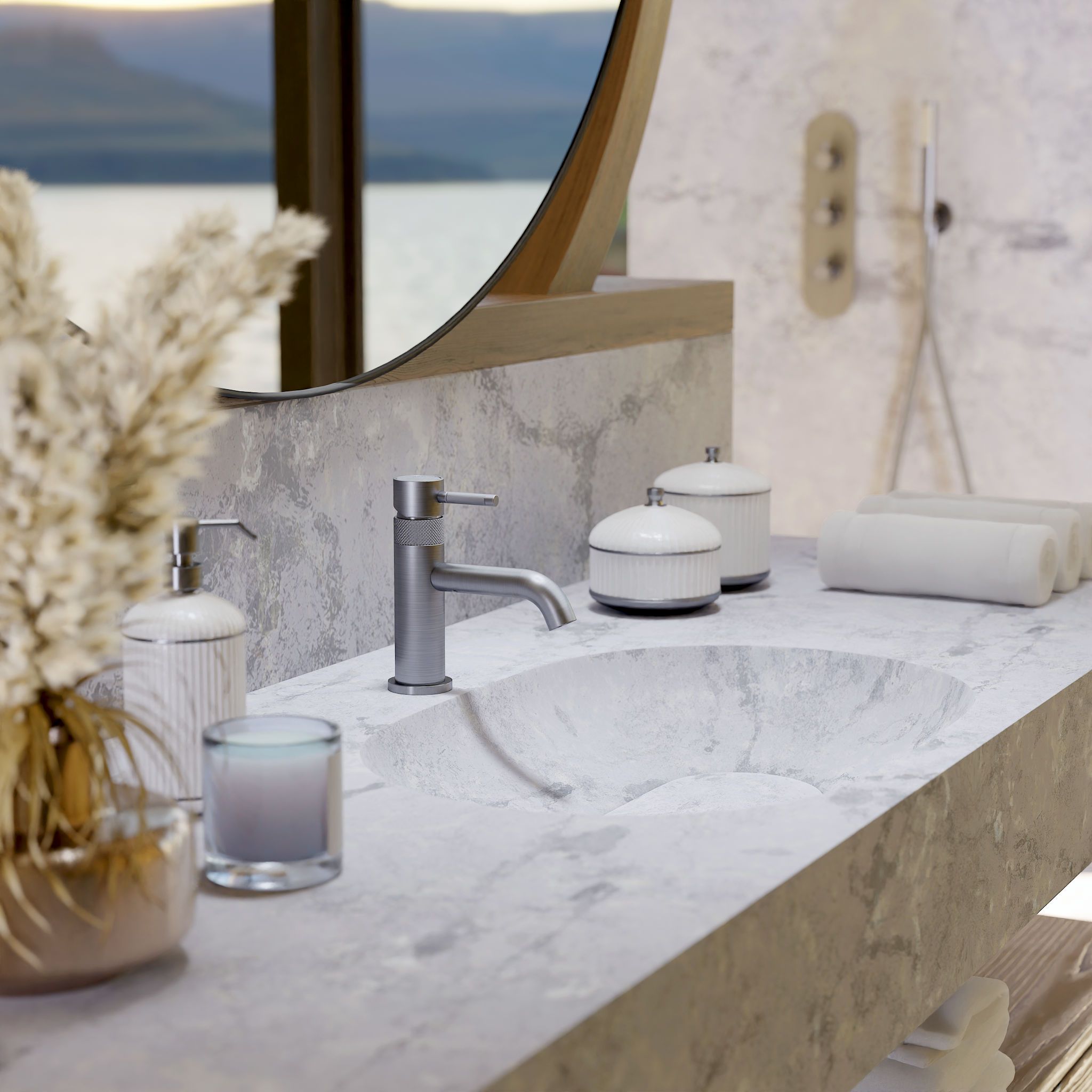 Смеситель для раковины из хромированной латуни Graff Cameo ARCH-00090897 - Вид №5