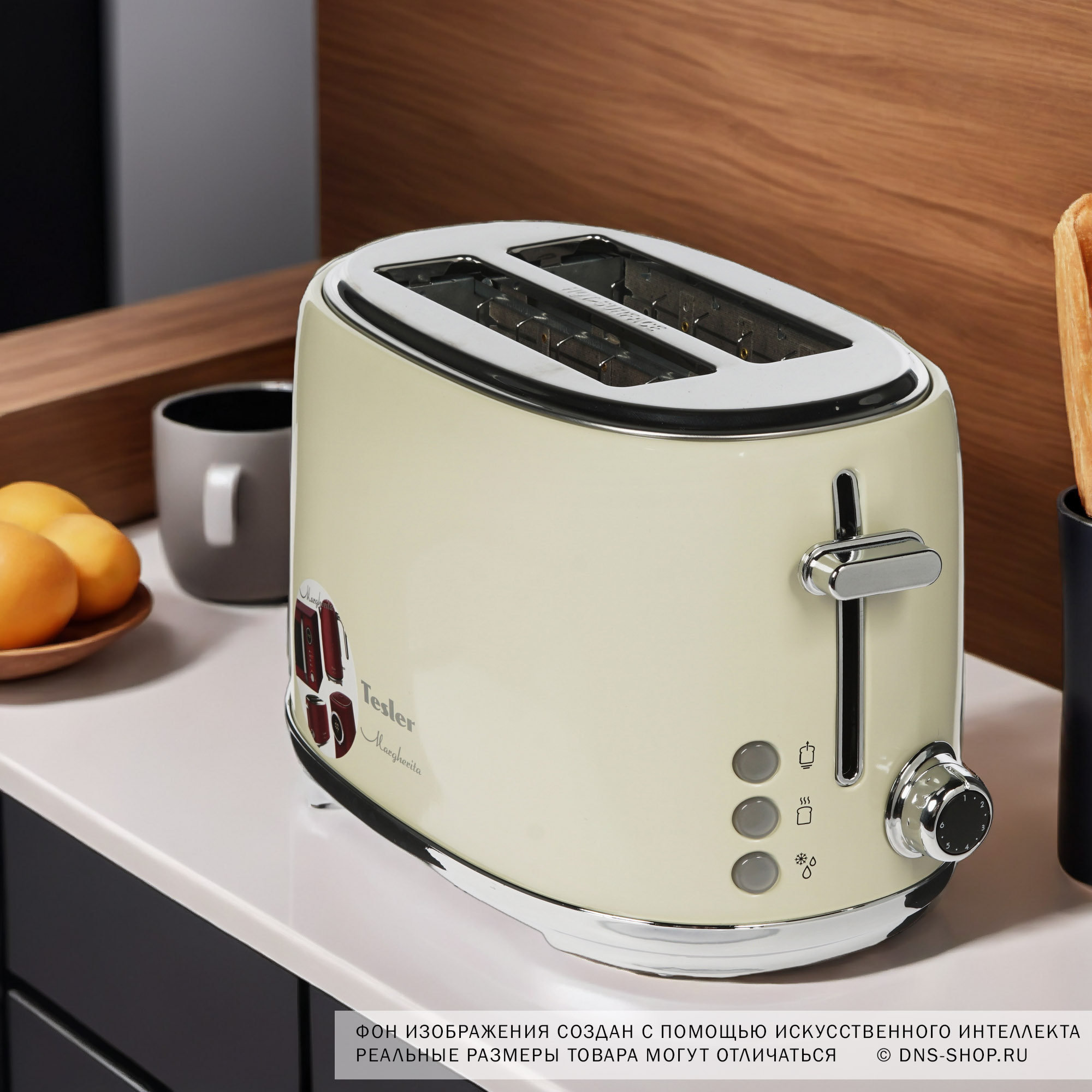 8137458 Тостер TESLER TT-255 бежевый STDN-0106392 - Вид №7