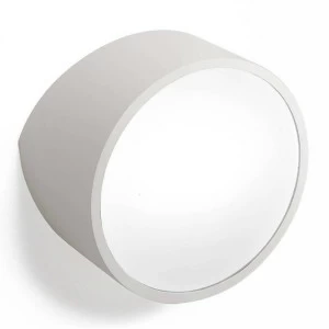 Уличный настенный светильник светодиодный 18х16,5х11 см белый Mantra Mini 5482 MANTRA MINI 00-3897526 Серебро