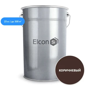 91064774 Грунт-эмаль ELCON BT цвет коричневый 25 л STLM-0858659