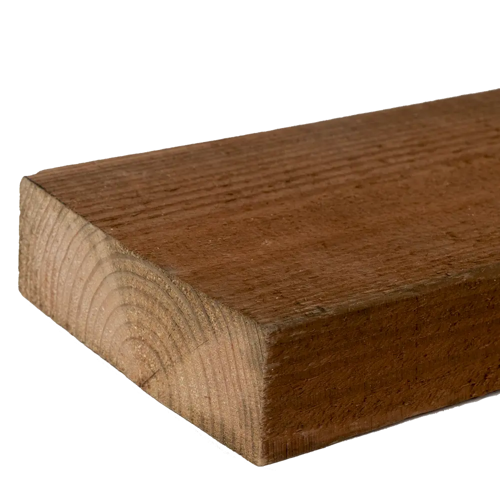 РУСШПАЛА Доска импрегнированная 50x150x6000 мм сорт Оптима цвет венге 89405740 STLM-1568112