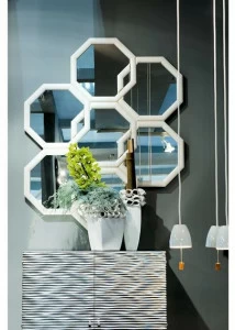 Bizzotto Зеркало из листового серебра Pandora