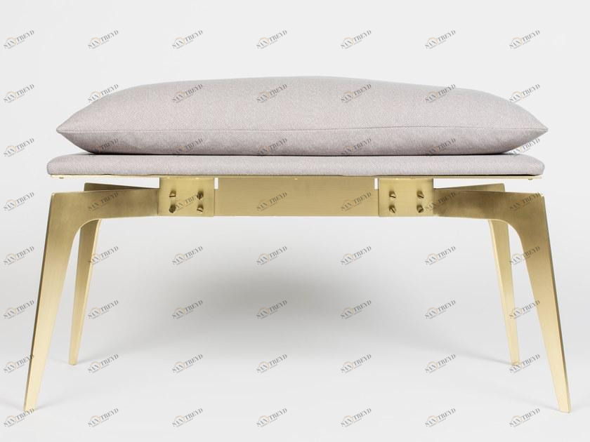 GABRIEL SCOTT Мягкая скамья из ткани Prong sun-id-1434797