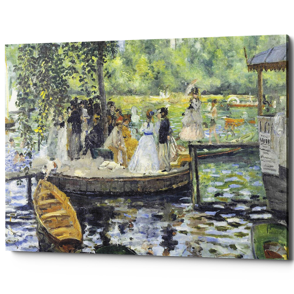 896522165_2628 Картина «Лягушатник» (холст, галерейная натяжка) Object Desire 