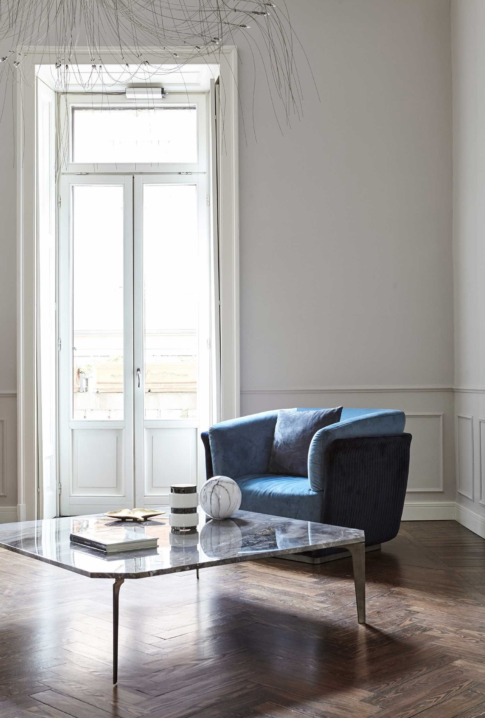 Мраморный квадратный низкий журнальный столик Capital Collection ARCH-00020364 - Вид №4