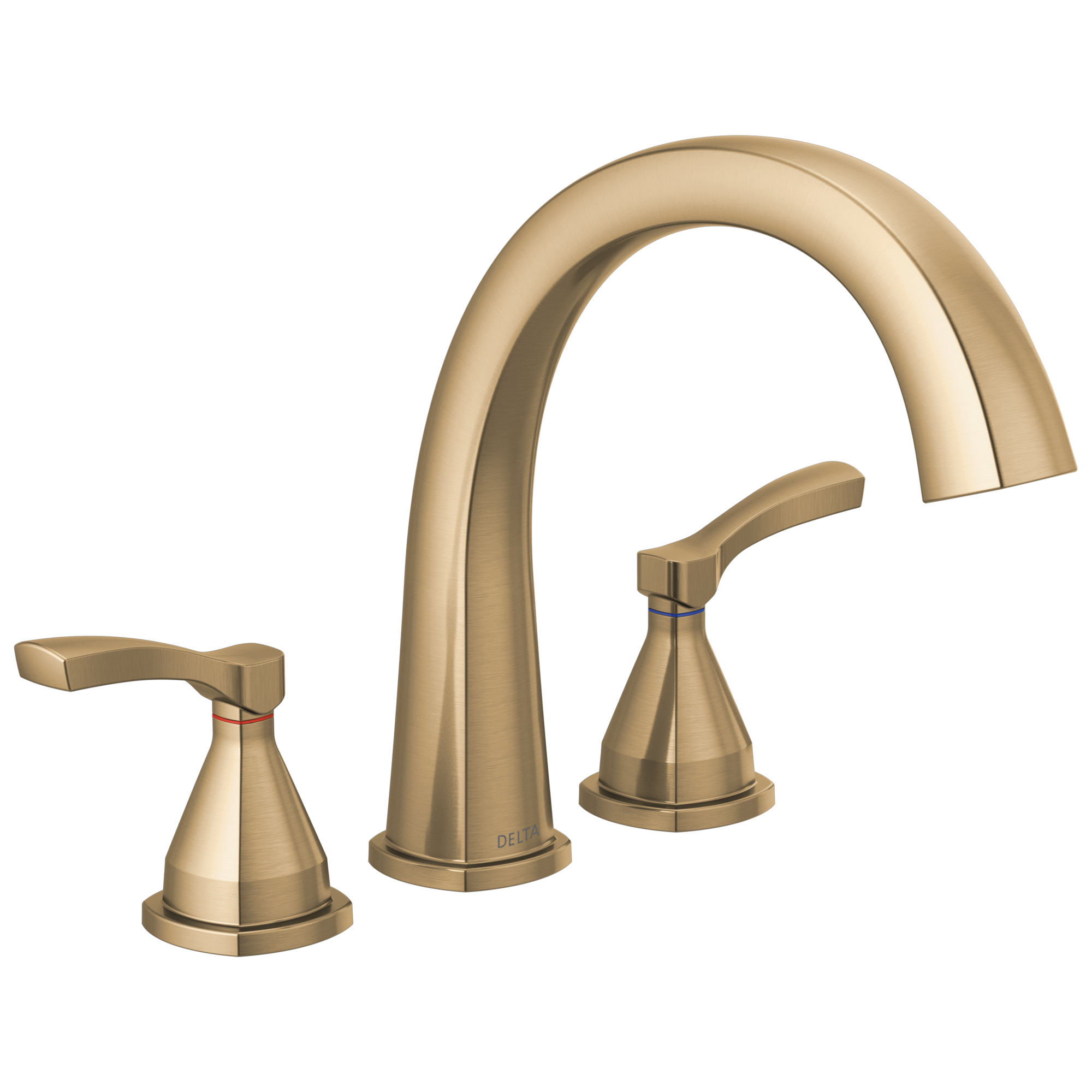 T2777-CZ Отделка римской ванны с тремя отверстиями Delta Faucet Stryke Шампанское бронза 