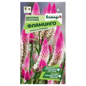 Семена цветов целозия колосковая Фламинго 89403781 STLM-2086913