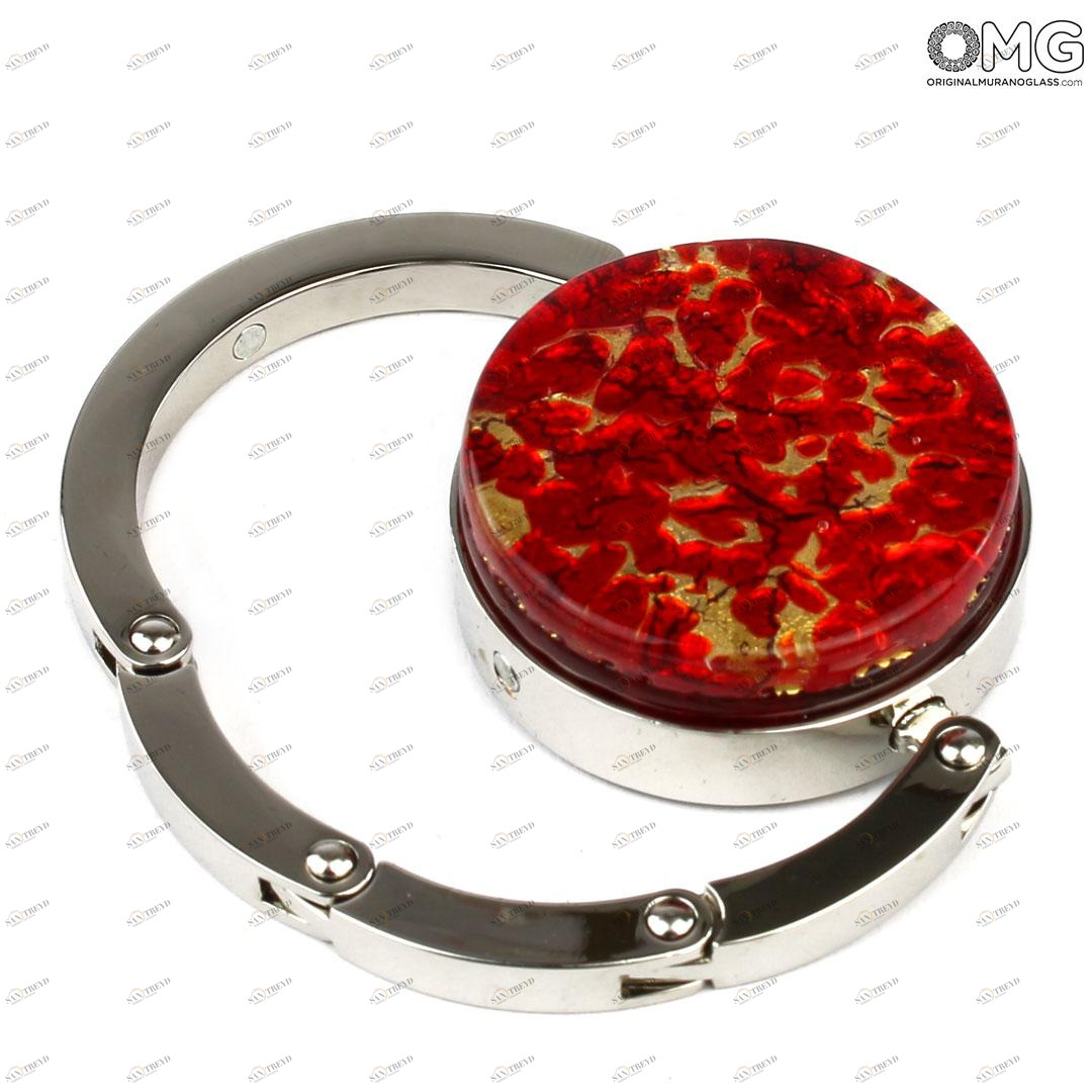 4147 ORIGINALMURANOGLASS Крючок для сумки - муранское стекло OMG 3 см 