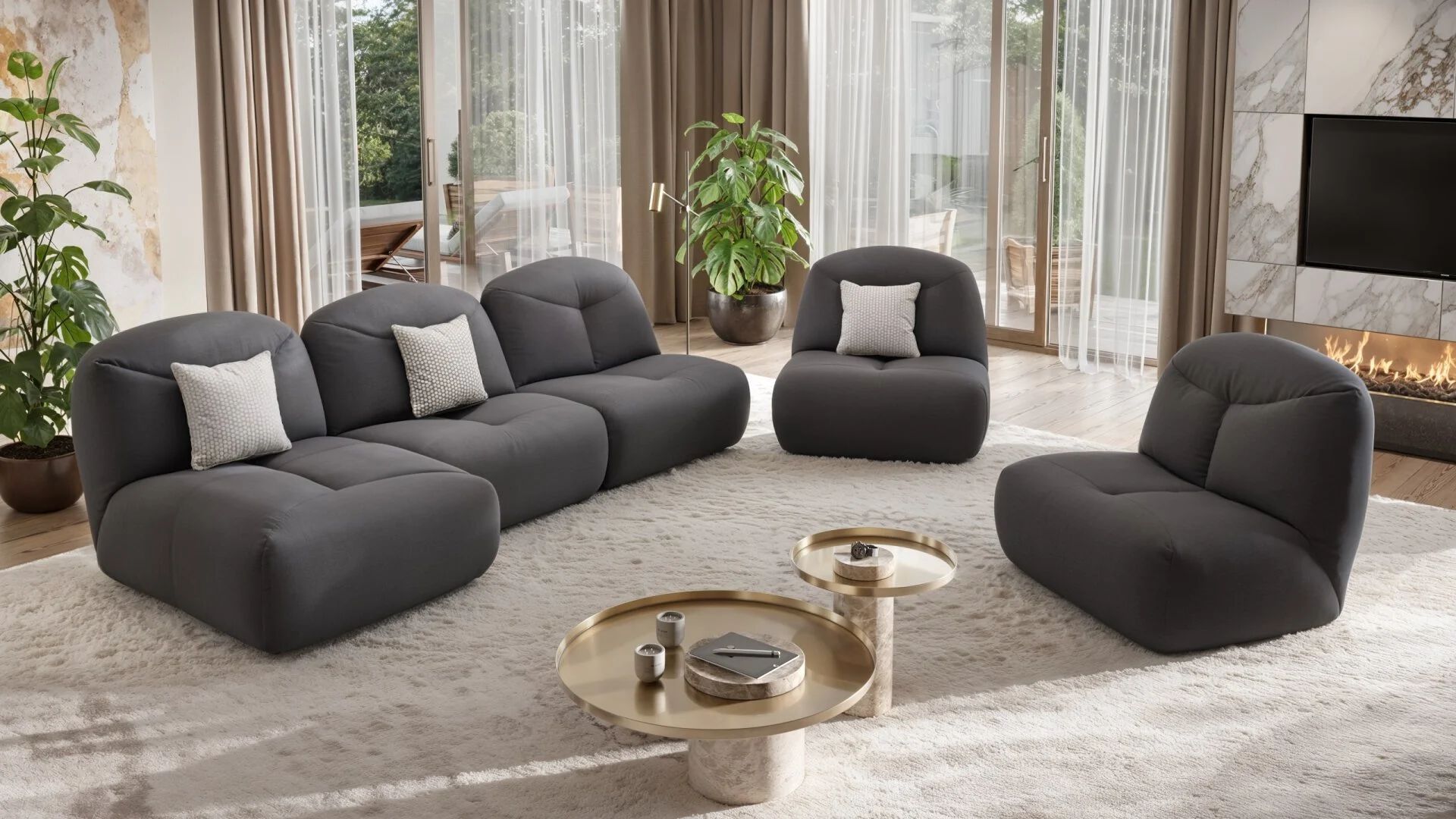 Тканевое кресло Sofanella Molise ARCH-00046142 - Вид №2