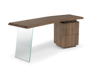 Деревянный письменный стол с ящиками