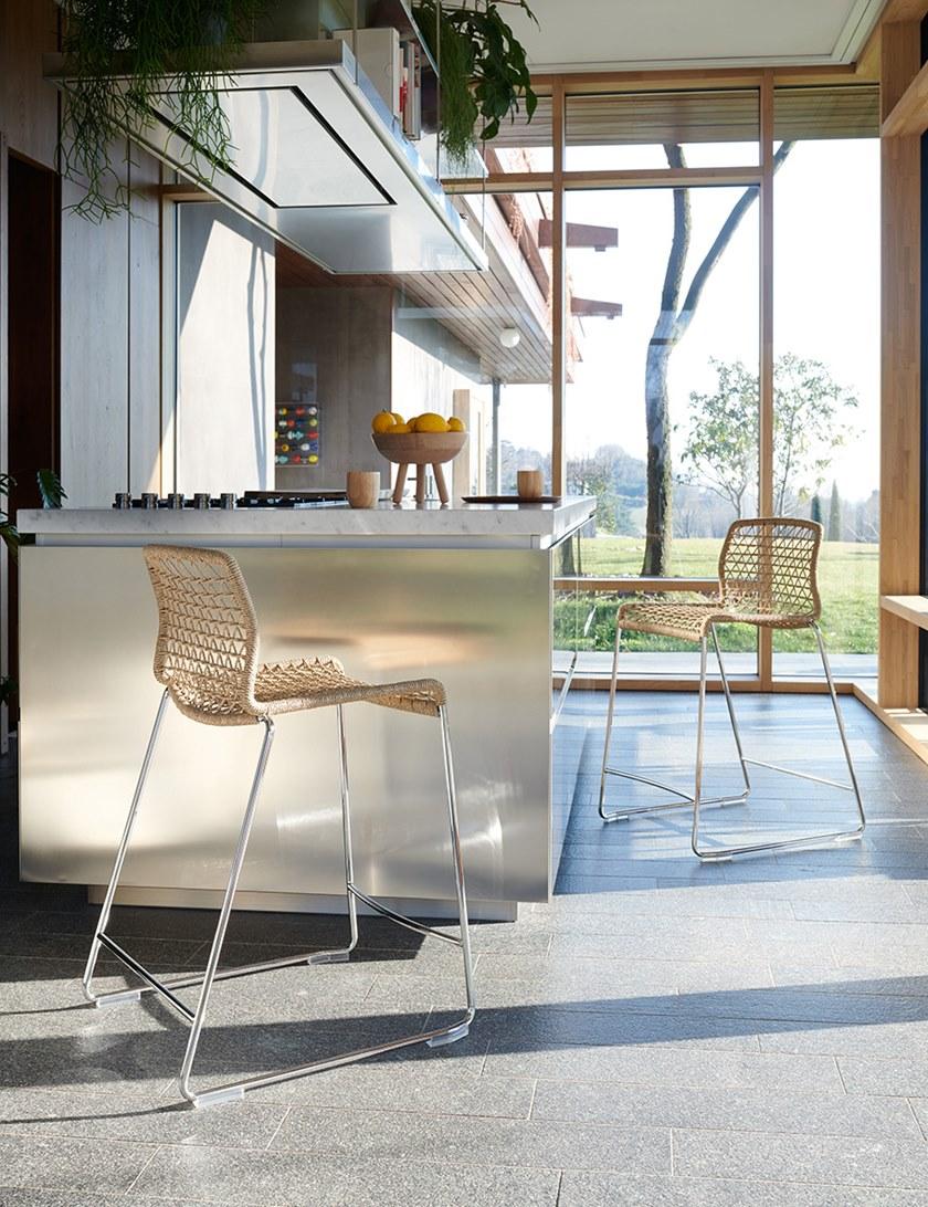 Potocco Высокий табурет с подставкой для ног Vela 698/a - Вид №4