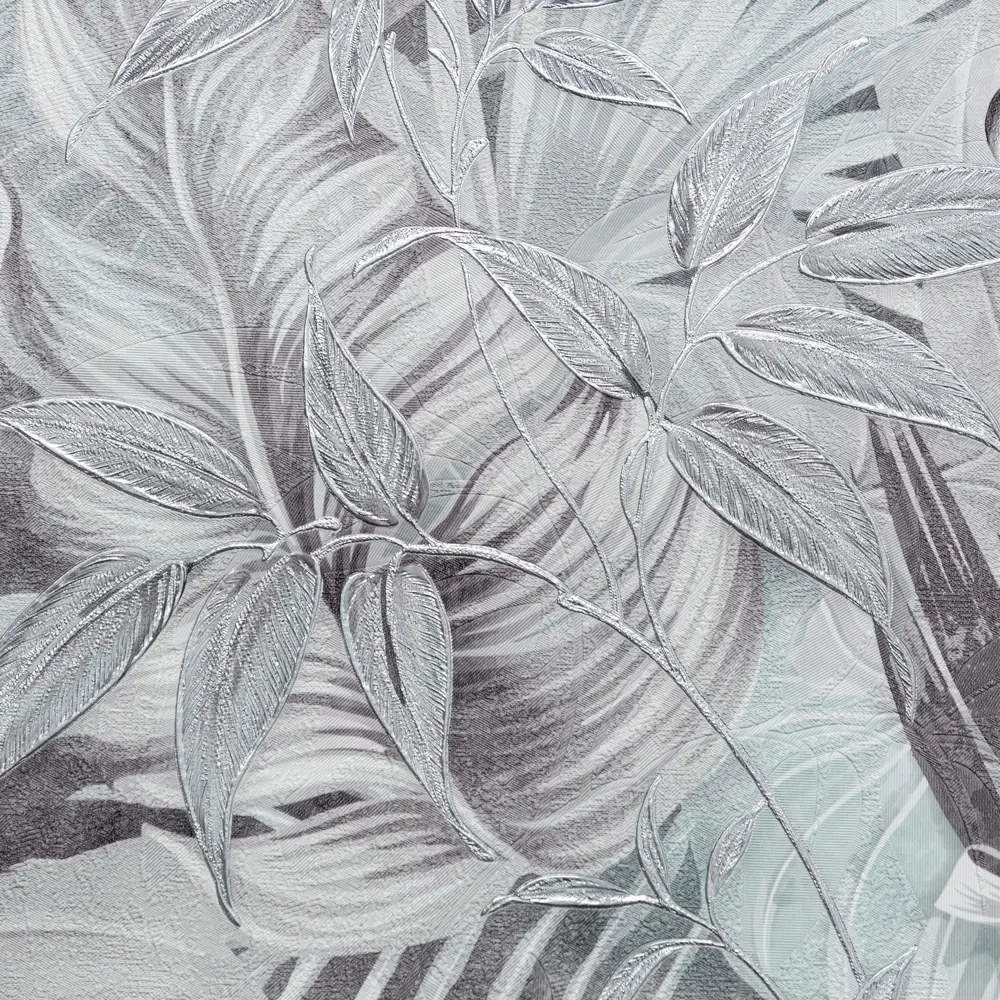 Обои флизелиновые Palitra Home Bionica серо-голубые 1.06 м 71843-46 STLM-2102205 - Вид №1