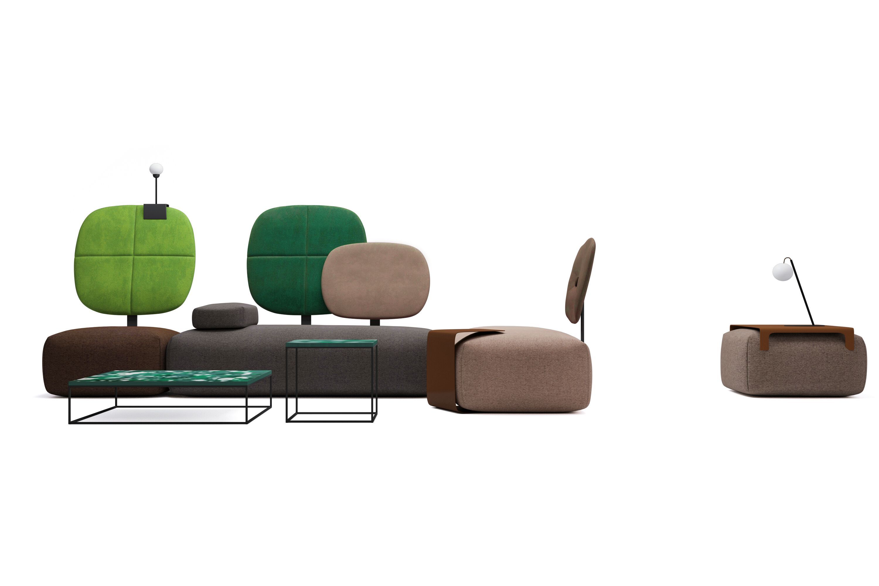 Ткань диван HANNABI MODEL NO.15 ARCH-00010709 - Вид №2