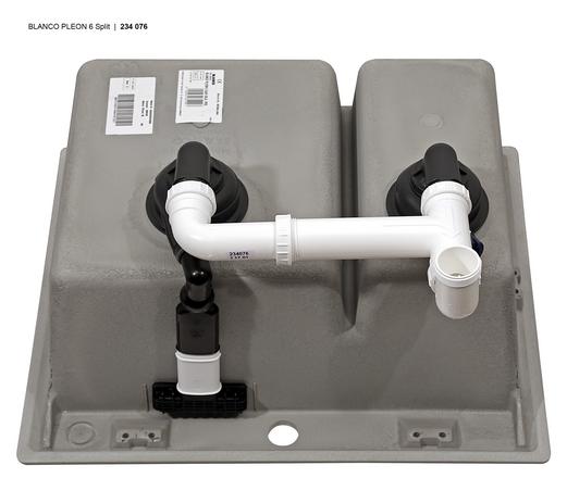 521698 Кухонная мойка Blanco Pleon 6 Split кофе  Blanco Pleon Кофе - Вид №5