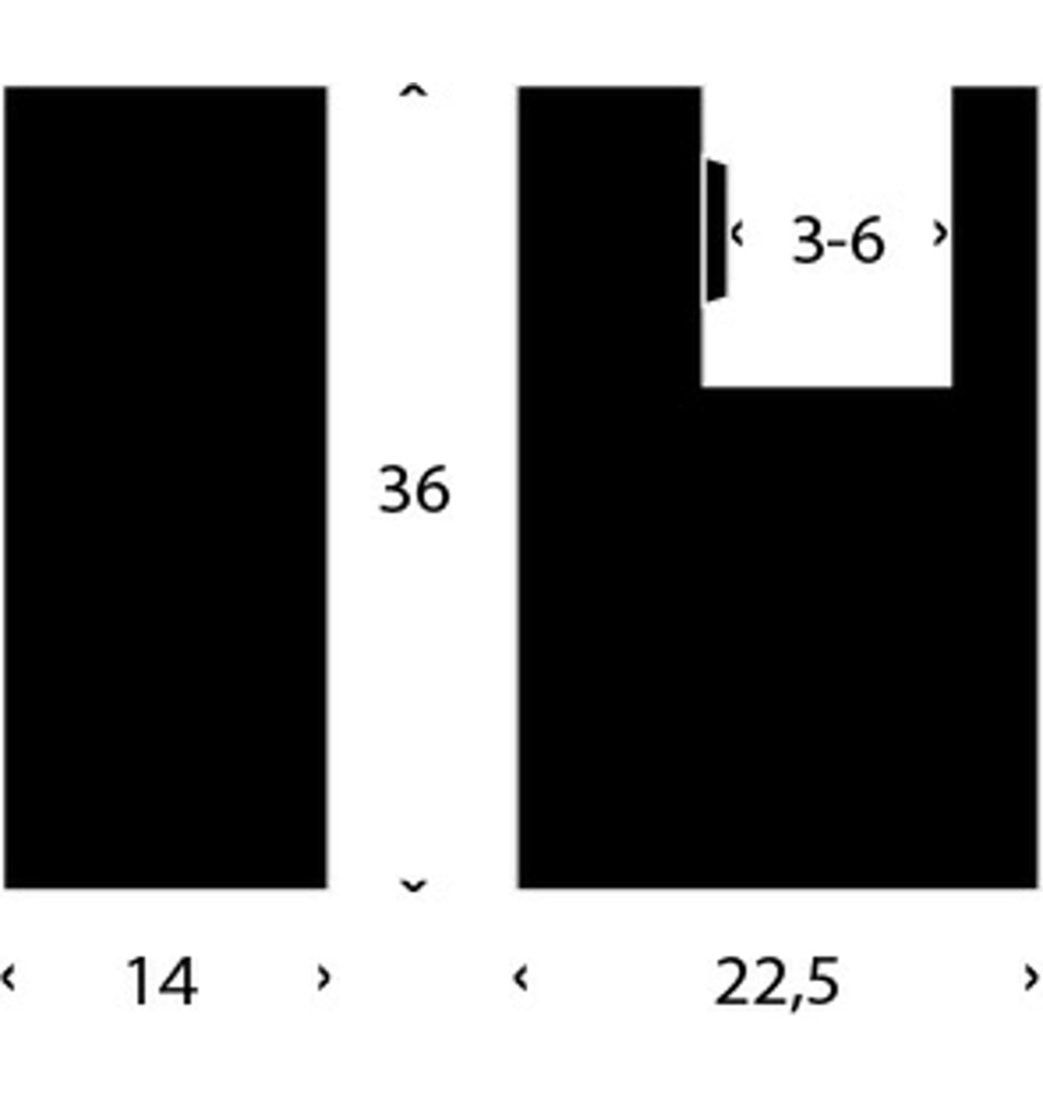 FROST Держатель зеркала 4 » 4 шт. почищенный цинк / латунь Матовый Q302101410  - Вид №2