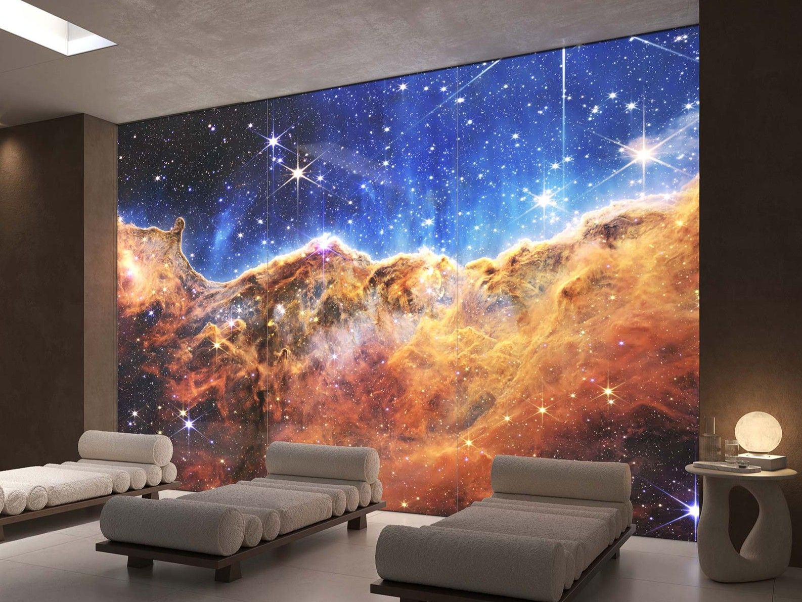 Декоративная панель из алюминия, стекла или ПММА Tecnografica Webb Telescope ARCH-00073224