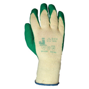 90048623 Перчатки хлопчатобумажные Jeta 7 / Safety JL011-L, размер 9 / L, с латексным покрытием STLM-0094350 JETA SAFETY