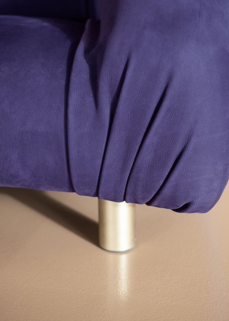 Кожаный линейный диван Baxter FOLD ARCH-00112033 - Вид №10