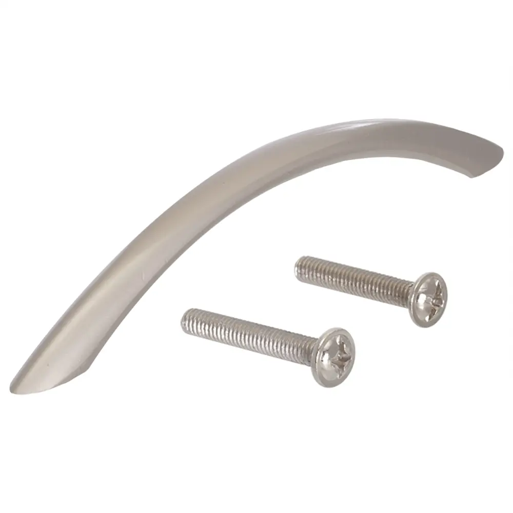 Мебельная ручка-скоба RS008SN 128 мм матовый никель BOYARD STLM-2040313