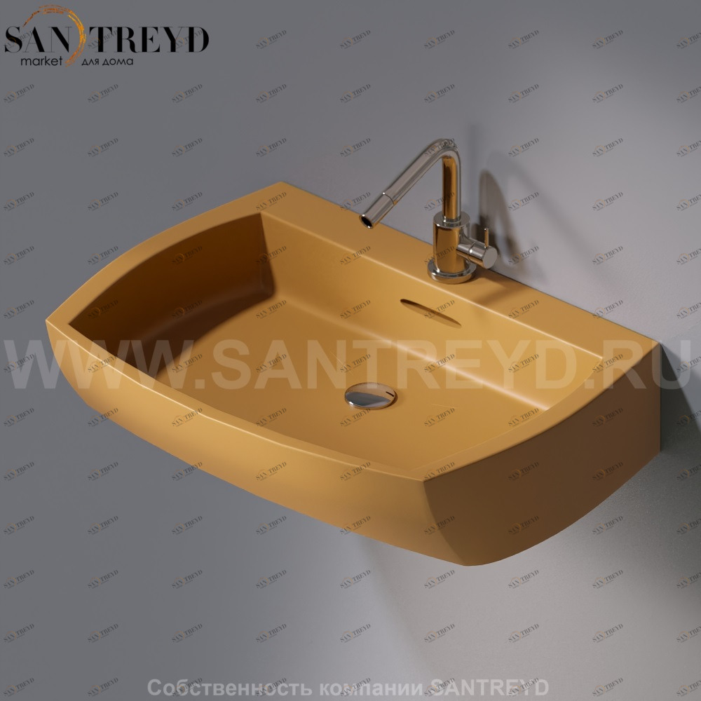 L283.133 Подвесная раковина настенная овальная A. e T. Italia SQUARE AeT ITALIA