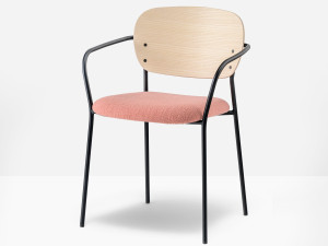 Штабелируемый стул с подлокотниками