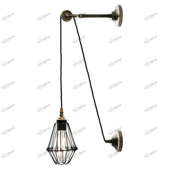 Mullan Lighting Настенный светильник с прямым светом ручной работы Apoch flush cage light Mlwl187 