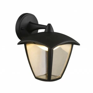 Уличный настенный светильник светодиодный 23х16х19 см черный Delio 31826 GLOBO ФОНАРЬ 00-3897691 Черный