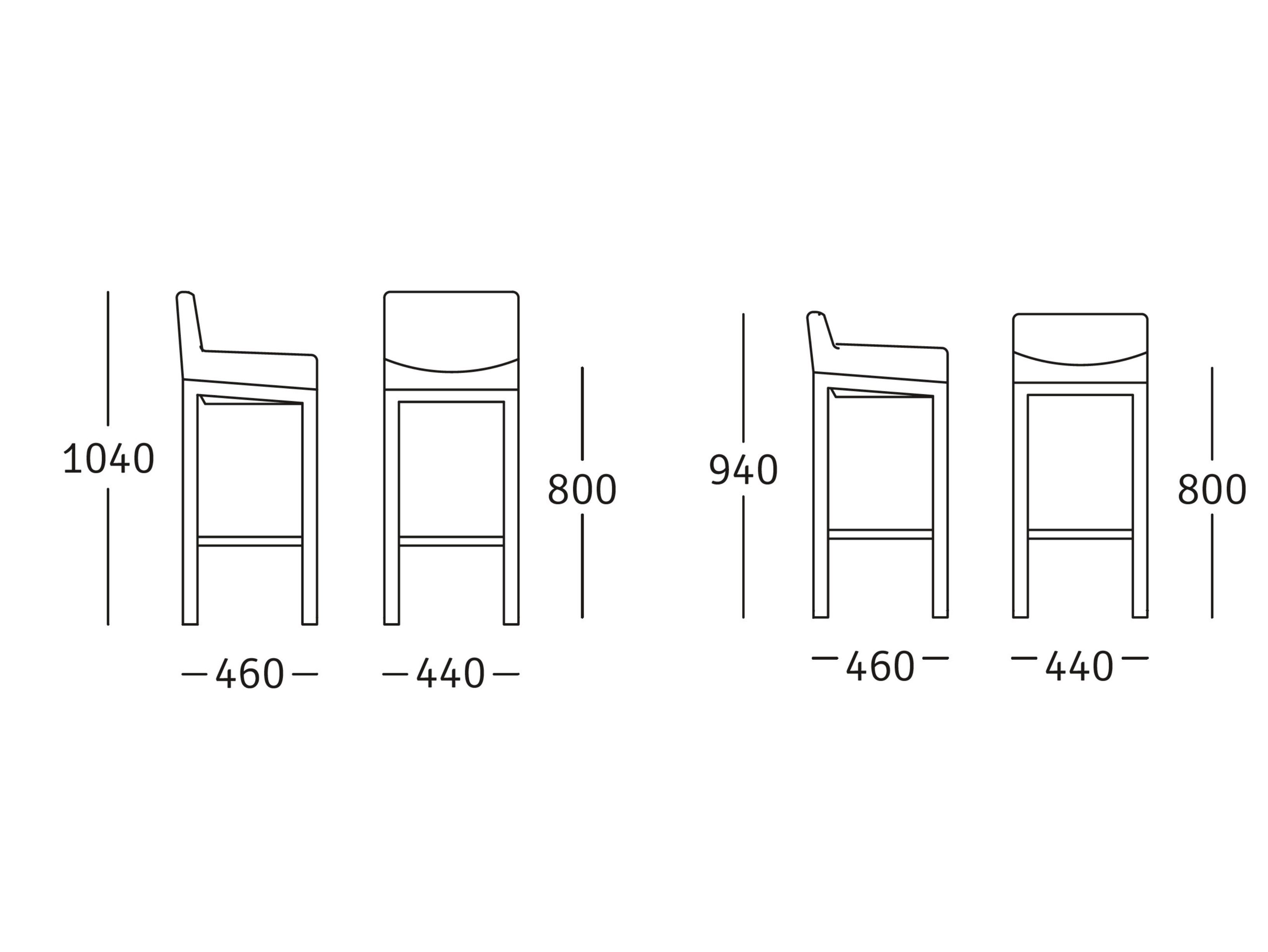 Высокий барный стул ROSSIN Тонизирующее дерево ARCH-00034081 - Вид №9