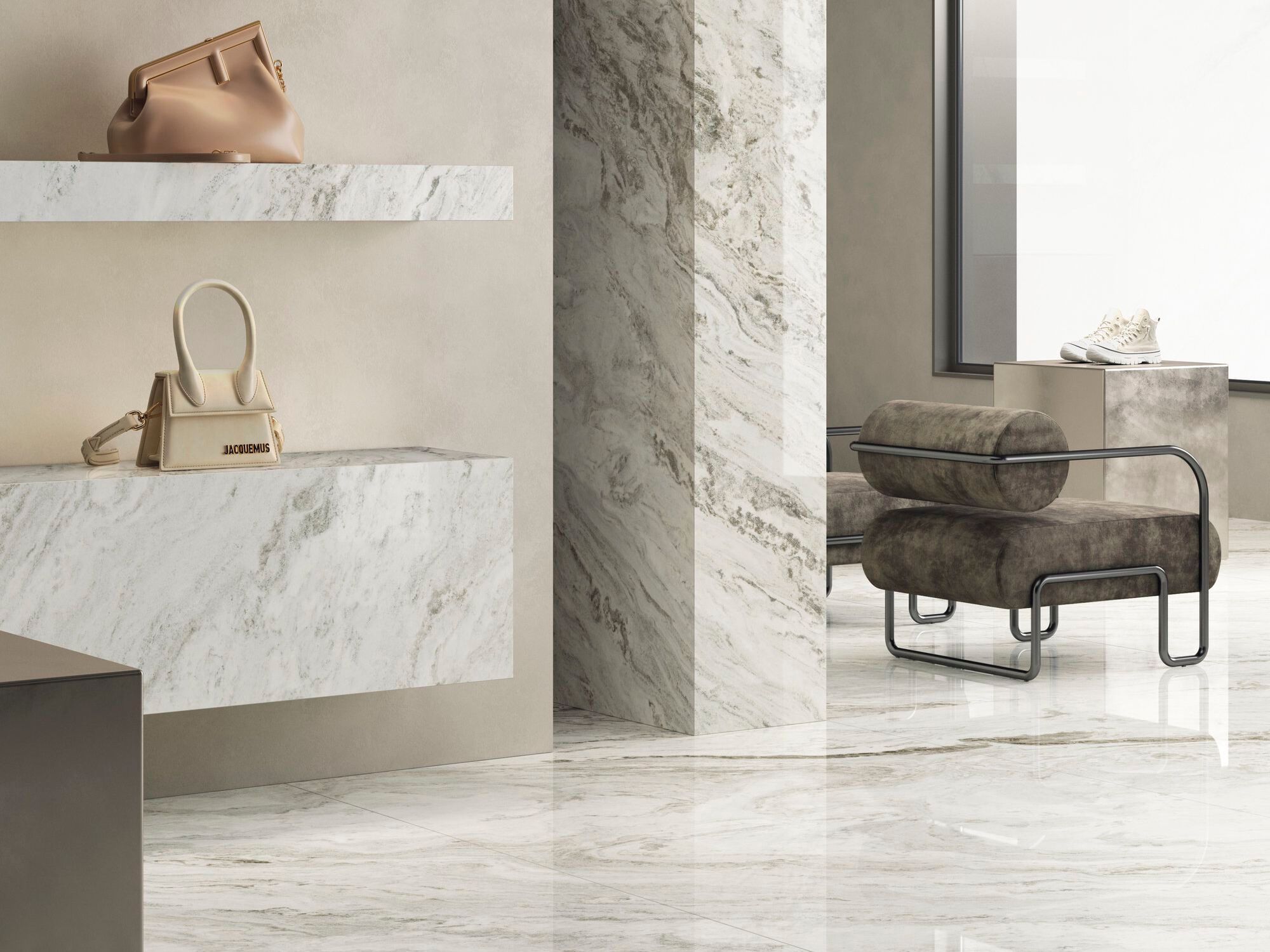 Пол / керамогранит с мраморным эффектом FMG Maxfine Marmi ARCH-00093052